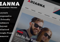 Arianna - Clean & Simple Blog/Magazine Theme