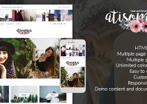 Atisomya - Clean & Personal WordPress Blog Theme