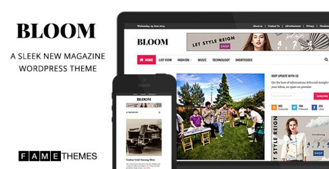 Bloom - Sleek New Magazine Theme