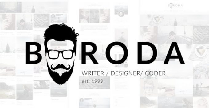 Boroda - Personal Blog WordPress Theme