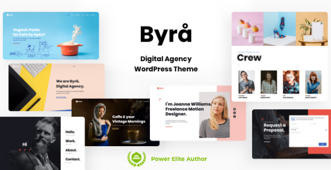 Byra - Personal Portfolio WordPress