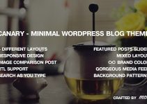 Canary - Minimal WordPress Blog Theme
