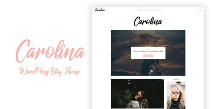 Carolina - Simple WordPress Blog Theme