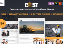 Cast - Construction & Industrial Responsive WordPress Theme