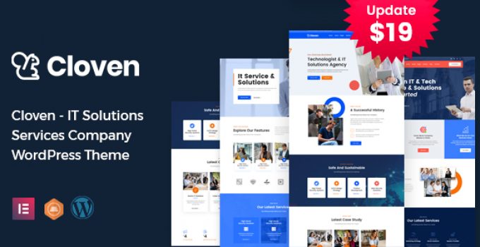 Cloven - IT Solutions Services Company WordPress Theme