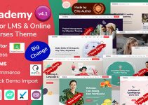 eCademy - Elementor LMS & Online Courses Theme