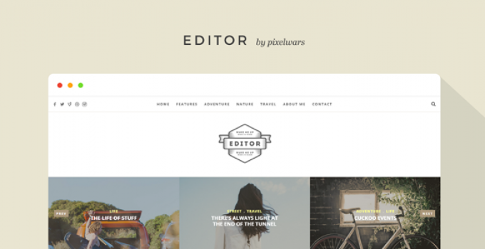 Editor - A WordPress Theme for Bloggers
