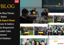 EduBlog– A Education WordPress Blog Theme