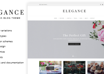 Elegance - WordPress Blog Theme