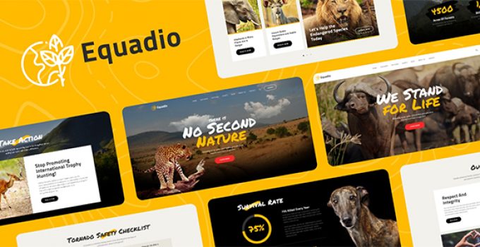 Equadio - Non-Profit and Environmental WordPress Theme