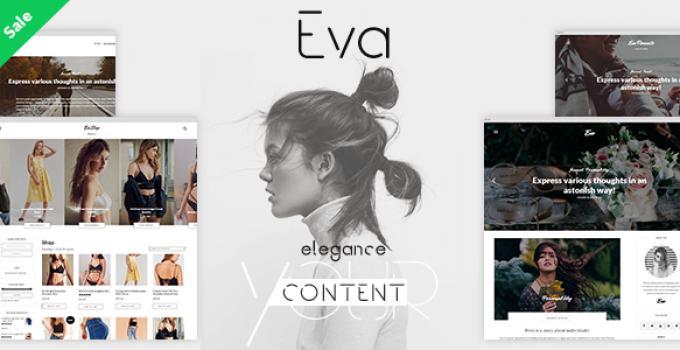 EVA - Elegant WordPress Theme for Creating Stories