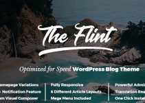 Flint - Optimised WordPress Blog Theme