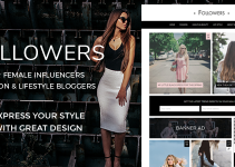 Followers - Fashion & Lifestyle WordPress Blog Theme for Social Media Influencers