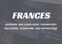 Frances - Responsive WordPress News Theme