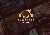 GAMERPRO - Fantastic Blog WordPress theme for GAME SITES