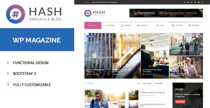 Hash - Responsive WordPress Magazine Theme