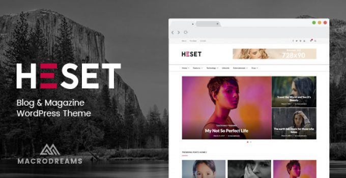 Heset - Blog | Magazine WordPress Theme