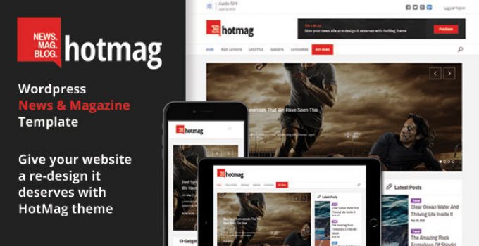 HotMag - Responsive WordPress News, Magazine and Blog Template