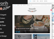 Hworih - A Clean & Responsive WordPress Blog Theme