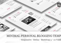 iBloggo - Minimal Personal Blog WordPress Theme