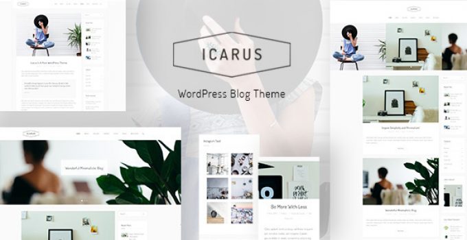 Icarus - Personal Blog WordPress Theme