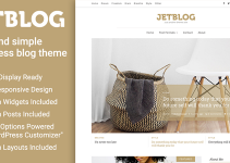 Jetblog - Clean & Simple WordPress Blog Theme