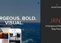JRNY: A Gorgeous & Responsive WordPress Blog Theme