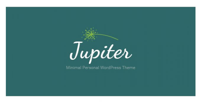 Jupiter Minimal Personal WordPress Theme