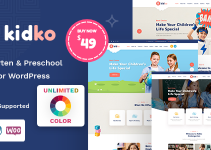 Kidko - Kindergarten & Baby Care WordPress Theme + RTL