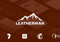 Leatherman - A WordPress Theme for Survival & Outdoors Brands