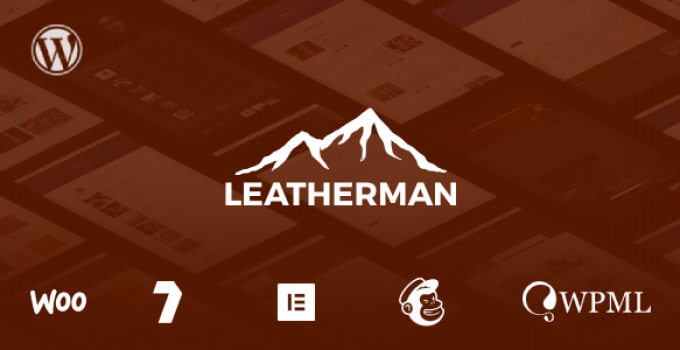 Leatherman - A WordPress Theme for Survival & Outdoors Brands