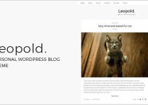 Leopold - Personal WordPress Blog Theme