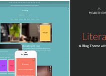 Literary - A WordPress Blog Theme With A Twist