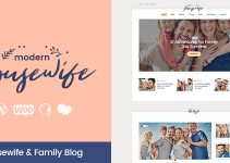 Modern Housewife | Women & Family WordPress Blog Theme
