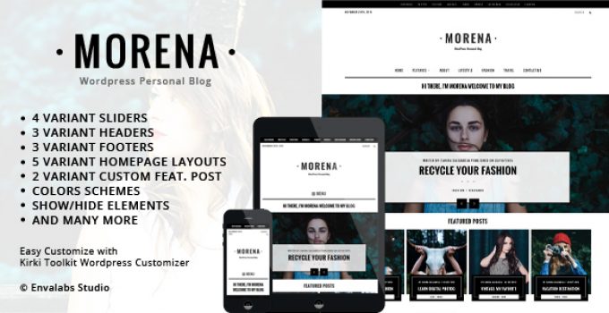 Morena - Clean Responsive WP Blog Theme