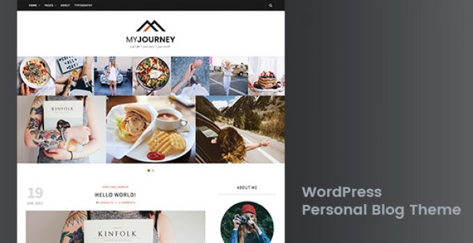 My Journey - Personal Blog WordPress Theme