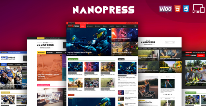 Nanopress - WordPress Responsive Blog & Magazine Theme