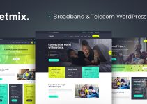 Netmix | Broadband & Telecom Internet Provider WordPress Theme