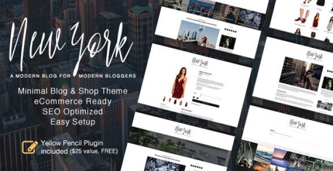 New York - WordPress Blog & Shop Theme