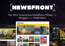 NewsFront: Blog, News & Editorial eCommerce WordPress Theme