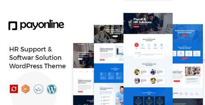 Payonline - Online Payroll and HR Software WordPress Theme