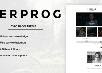 PerProg - Minimalist WordPress Blog Theme