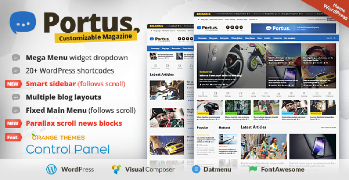 Portus - News Portal & Magazine WordPress Theme