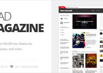 ReadMagazine - WordPress Theme for Blog & Magazine