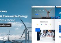 Renergy - Solar and Renewable Energy WordPress Theme