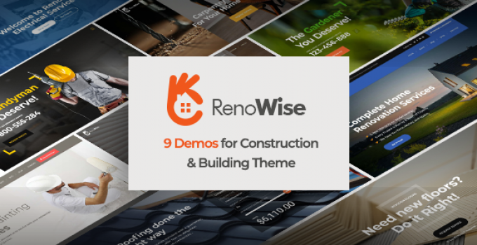 RenoWise - Construction & Building Theme