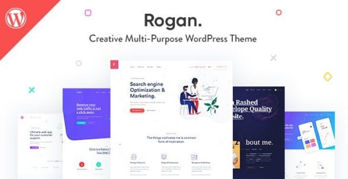 Rogan - Creative Multipurpose WordPress Theme for Agency, Saas, Portfolio