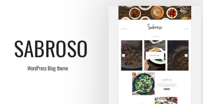 Sabroso - A WordPress Theme for Food Bloggers