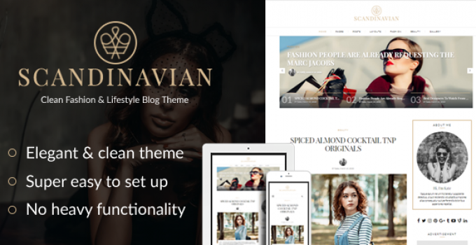 Scandinavian - Clean Fashion & Lifestyle Blog Theme