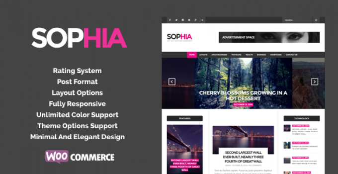 Sofia - An Elegant Magazine WordPress Theme